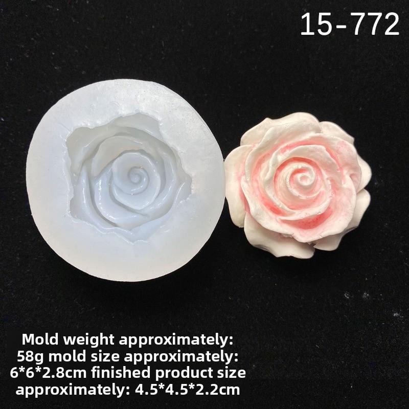 Силиконовая форма 3D Rose Bloom для украшения тортов и поделок