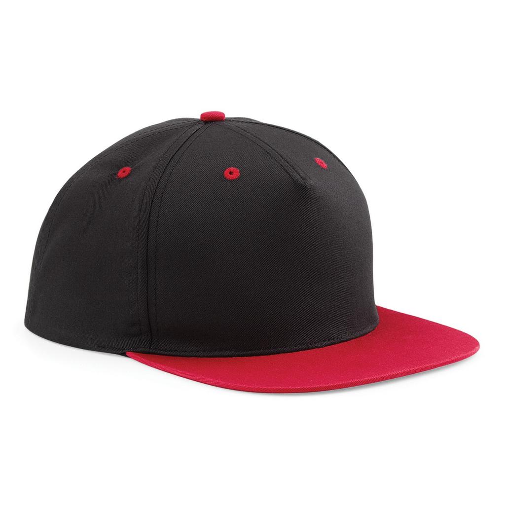 Beechfield Контрастная кепка Snapback с 5 панелями унисекс