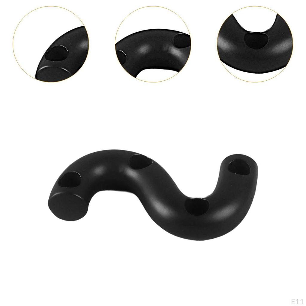 Ceramic Candle Holder for Christmas Pillar Display Home Fireplace Candelabrum