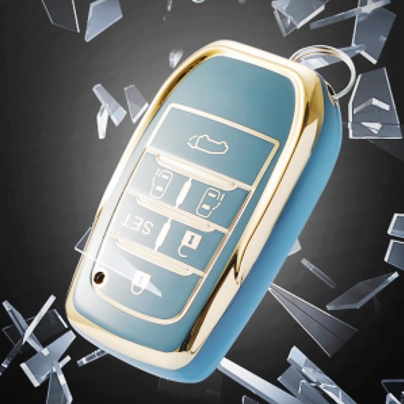 Высокое качество 6 кнопок для Toyota Alphard PREVIA Voxy Noah Esquire Vellfire Harrier ТПУ чехол для автомобильного ключа чехол с дистанционным управлением чехол-брелок