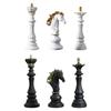 Decorative Chessmen Ornaments Resin Miniatures Objects for Room Bookshelf Cabinet Table Decoration