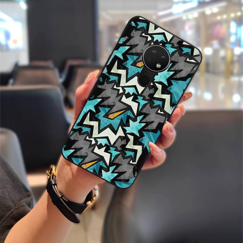 Full Wrap Protective Phone Case For Nokia 6.2/7.2 Fashion Design Cartoon Cute Anti-knock Dirt-resistant Anti-dust TPU