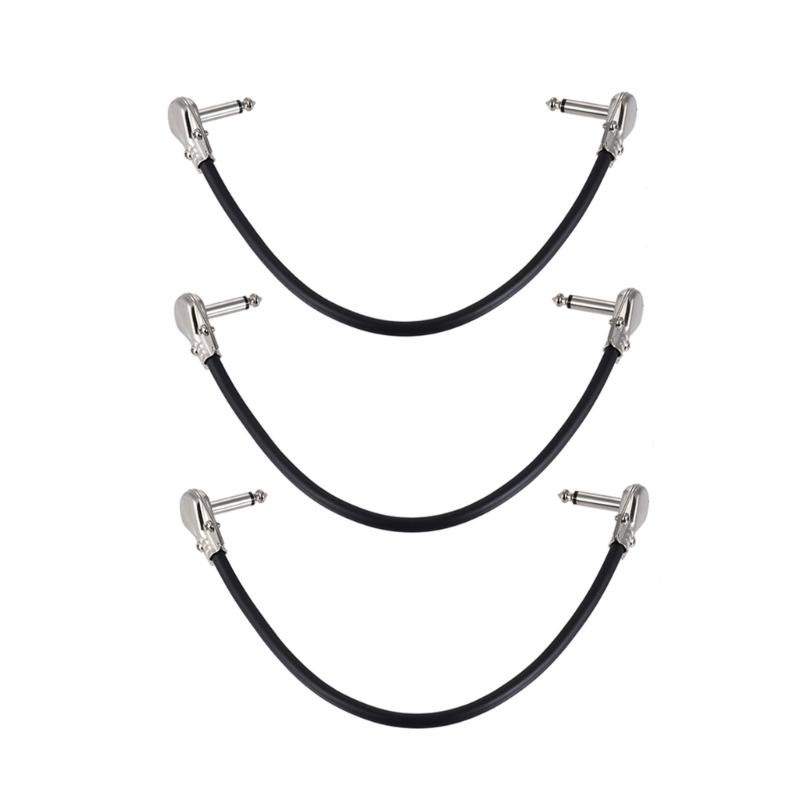 3 шт. Кабель для электрогитары, кабель для педалборда, кабель для инструмента, патч-кабели для педалборда, для гитары и других инструментов