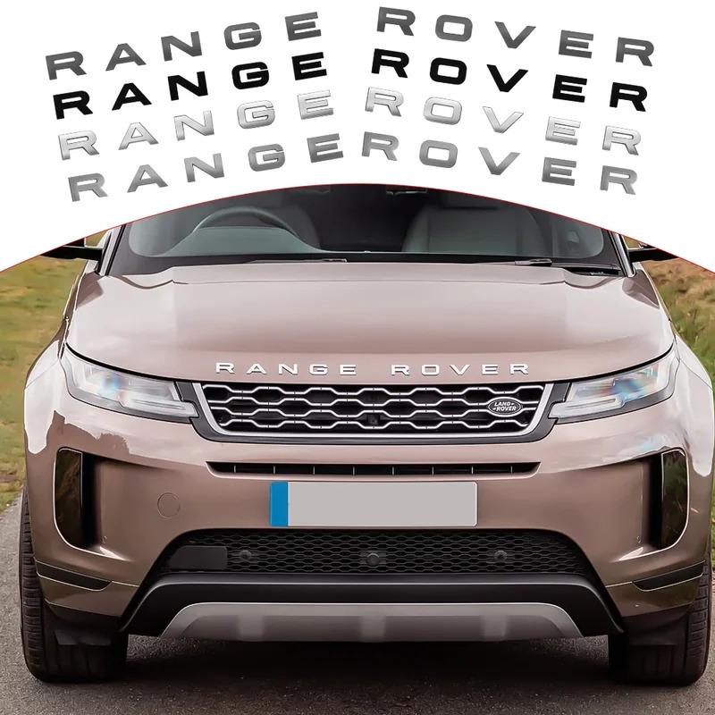 3D ABS Логотип Range Rover Буквы Значок на Капот Автомобиля Наклейка на Капот Для Range Rover Sport L320 L322 Evoque Velar Аксессуары