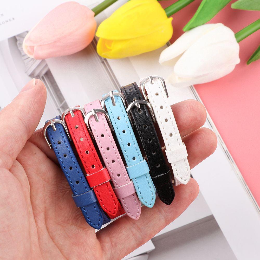 Long 22cm Width 8mm Super Mini Doll Belt Artificial leather Bjd Doll Clothes DIY Doll Accessories