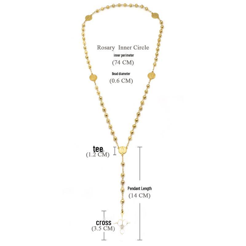 Handmade Italian Saint Benedict Rosary with Pouch and Card