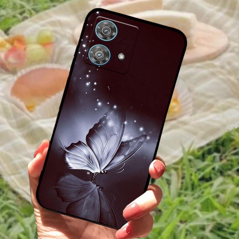 Чехол-бампер для Motorola Edge 40 Neo, силиконовый, мягкий, с рисунком мрамора, для Moto Edge 40 Neo, защитный