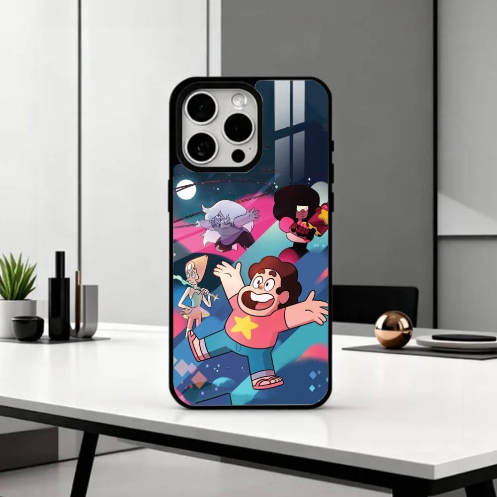 L-LGBTQ S-Steven U-Universe Phone Case For iPhone17,16,15,14,13,12,11 Plus,Pro Max Magnetic For Magsafe Wireless Charging