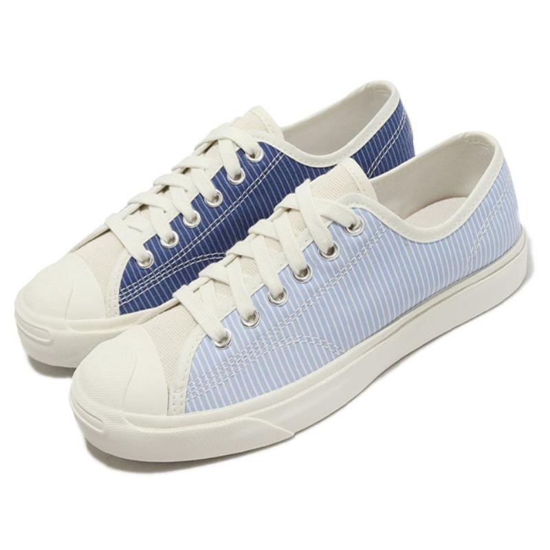 Converse Jack Purcell Renew Upcycle Классические Повседневные Низкие Эспадрильи Унисекс Синие и Белые