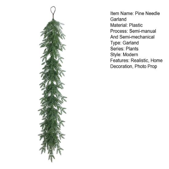 1/2/3 шт. 120 см искусственная гирлянда из сосновых иголок реалистичная подвесная искусственная зеленая гирлянда для дома и улицы зеленая лоза рождественское украшение для крыльца