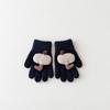 1 Pair Separated Finger Winter Gloves Breathable Toddler Gloves Cute Kids Gloves  Outdoor Play
