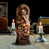 Odin Thor Freya Loki Statue, Norse Viking God Figurine, Hand-Carved Style Resin Sculpture, Scandinavian Pagan Altar