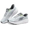 Skechers Go Run Сейчас Универсальные Удобные Амортизирующие Дышащие Упругие Низкие Кроссовки для Бега Мужские кроссовки Серый 220392-GYCC