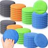 10/1PCS Microfiber Wax Applicator Pads Car Care Soft Wax Sponge With Finger Pocket Wax Applicator For Car Paint Interior Leather