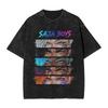 Men's Saja Boys Eyes Kpop Demon Hunters T-shirts Tops Summer Y2k Casual Short Sleeve T Shirt O Neck Harajuku Printed Tshirt