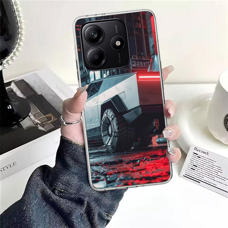Мягкий чехол для телефона с изображением электромобиля M-Model S 3 для Xiaomi Redmi Note 15 14 14S 13 12 Pro Plus 12S 11 11S 11E 10 10S 11T 5G Fundas Coqu