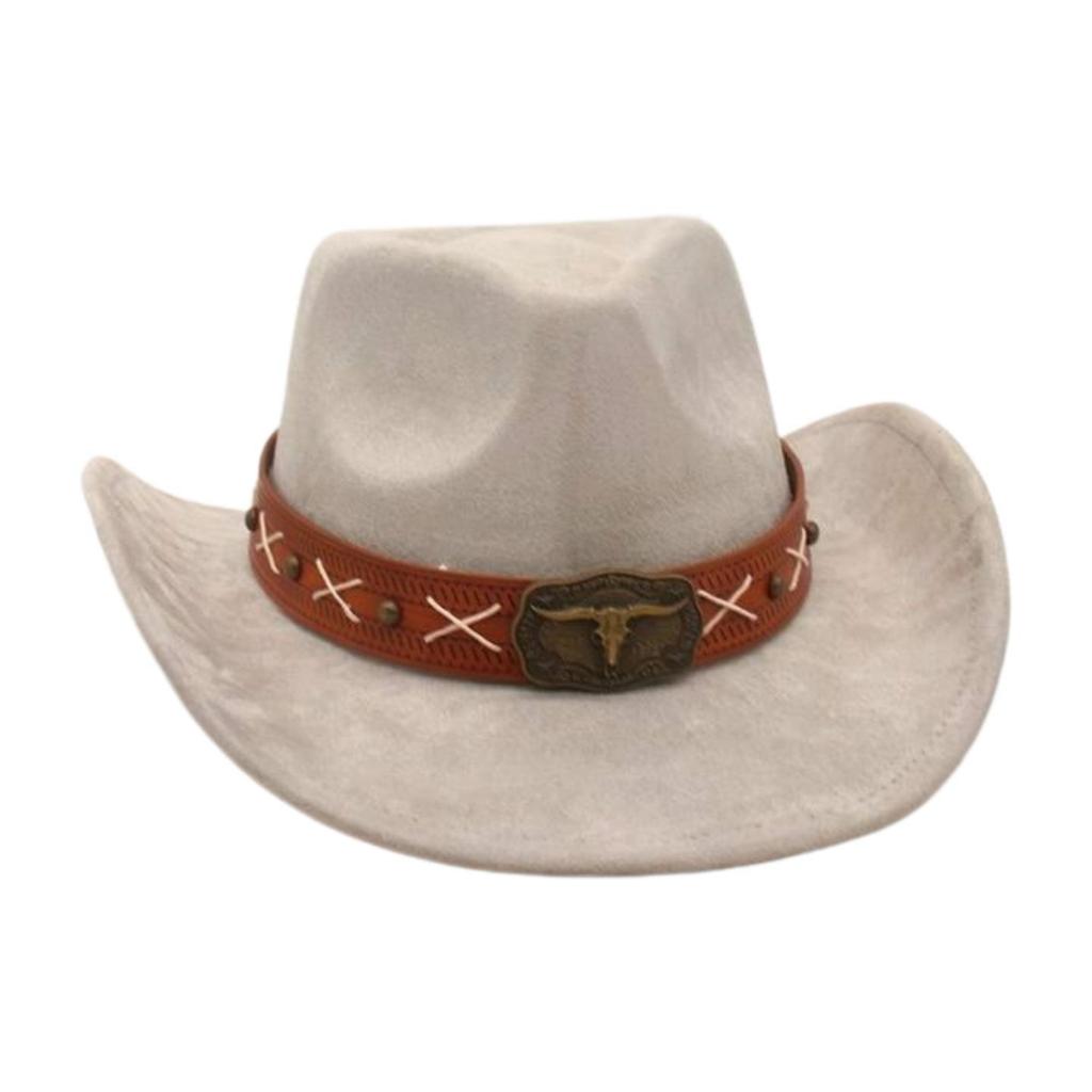 Newwestern Cowboy Hat Resort Style Performance Stage Jazz Hat Men And Women Niche Ethnic Style Top Hat