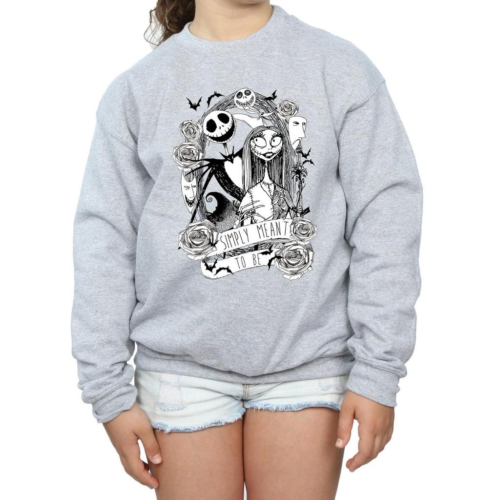Disney Girls Nightmare Before Christmas Simply Meant To Be Sweatshirt
