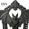 Акцентная настенная декорация в индустриальном стиле, 3D-печатное готическое летучее мышь, подвесной декор, винтажная рама, искусство с детализированными крыльями, темная скульптура для Хэллоуина, домашнего гостиного
