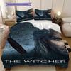 Dark Fantasy Magic Three-piece set (1 * duvet cover + 2 * pillowcase, without core) 2D Flat Soft and comfortable Duvet cover and pillowcase