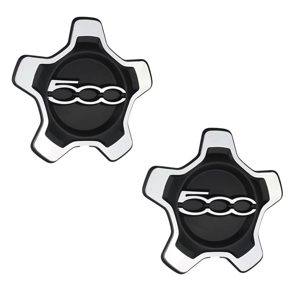 6AN69LXHAA New Car Wheel Center Cap Cover Centre Hub Caps for Fiat 500X 2016 2017 2018-2022 Dust Cover Car Accessories 735626312