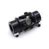 Steering Shaft U Joint Coupler 3 4in DD X 3 4in DD Black Powder Coated Universal