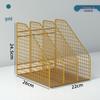 Large Metal Desk Organizer: File Shelf & Storage Box for Office Archives