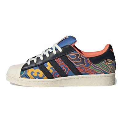 Fefei Ruan x Superstar 82 Пакет к Китайскому Новому году Унисекс Кроссовки Черный Основной-черный Разноцветный ID3651