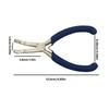 Stainless Steel Nose Pliers for Jump Rings & Split Rings Double Rings DIY Accessories Crimping Jewelry Making Tool
