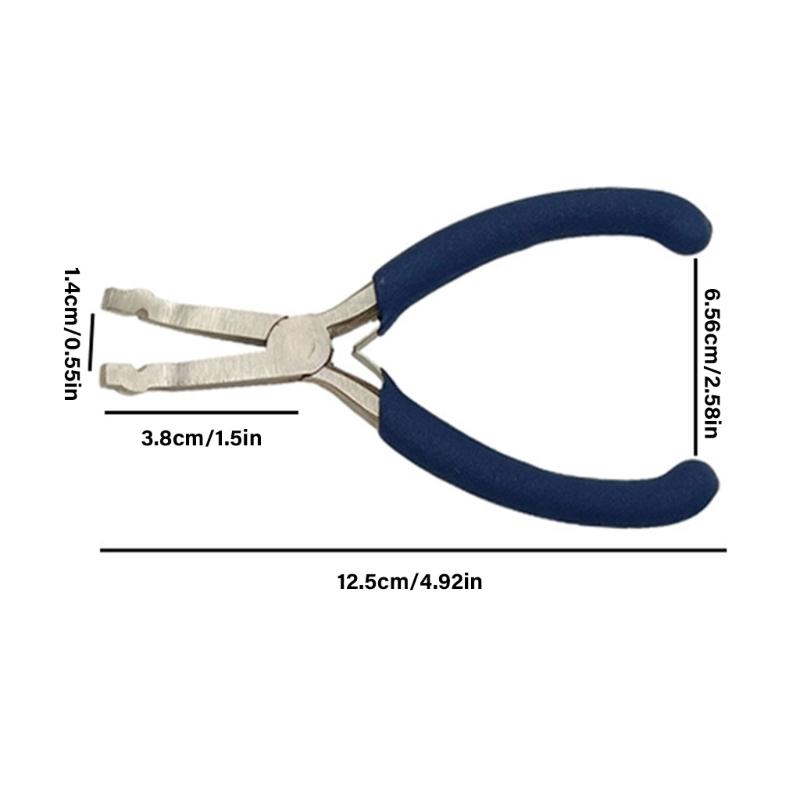 Stainless Steel Nose Pliers for Jump Rings & Split Rings Double Rings DIY Accessories Crimping Jewelry Making Tool