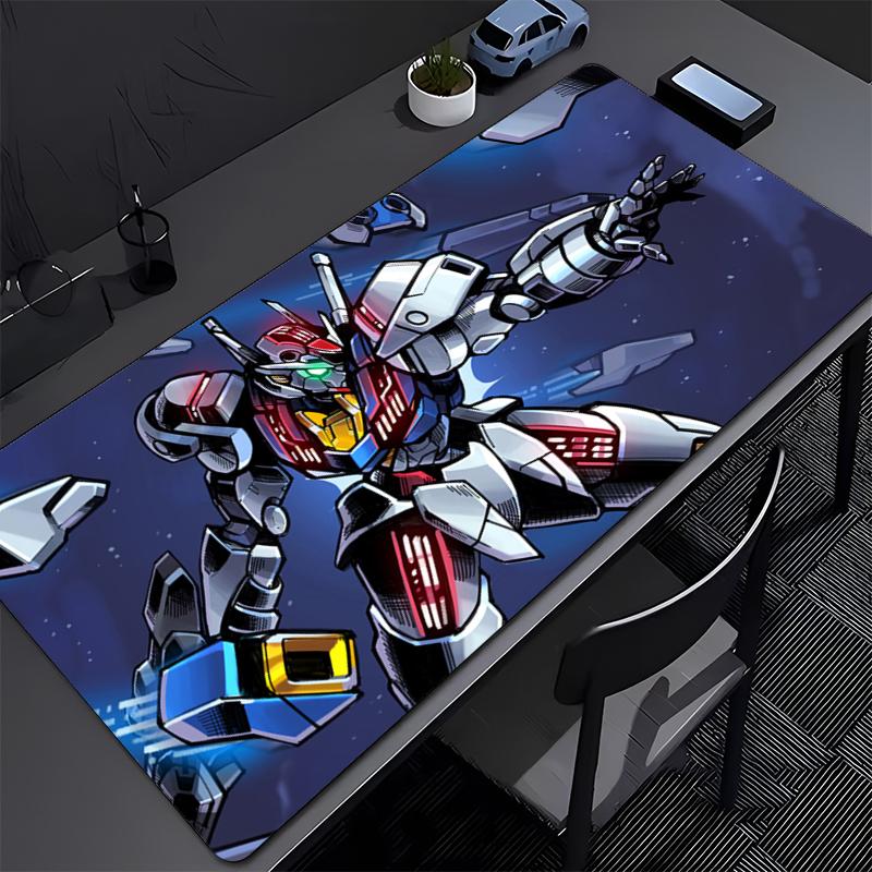 Игровой коврик для мыши Механический воин Gundam Авиационные аксессуары Офисный коврик для стола геймера Нескользящий коврик для ноутбука ПК Большой коврик для мыши