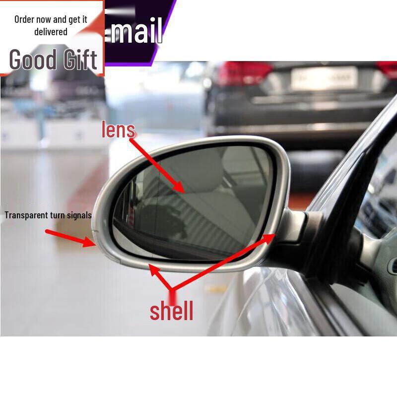 Rearview Mirror Assembly with Turn Signal for 2008-2012 Volkswagen Old Lavida Models