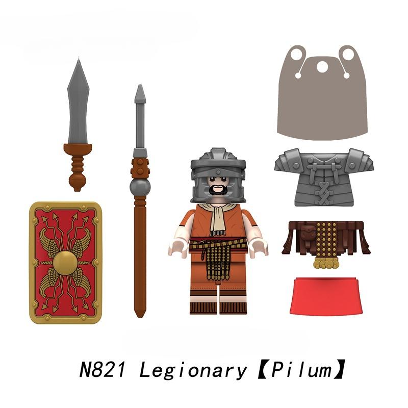 Medieval Series Roman Legion Soldiers Building Block Toys