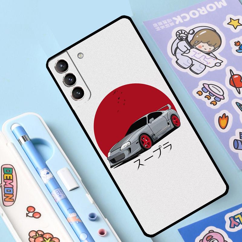 JDM Car Case For Samsung Galaxy S23 S22 S20 S21 Ultra S8 S9 S10 Note10 Plus Note20 Ultra S20 FE Cover
