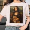 Mona Lisa T Shirt Hip Hop 90S Casual Short Sleeve Tshirt Clothes Streetwear Harajuku Style T