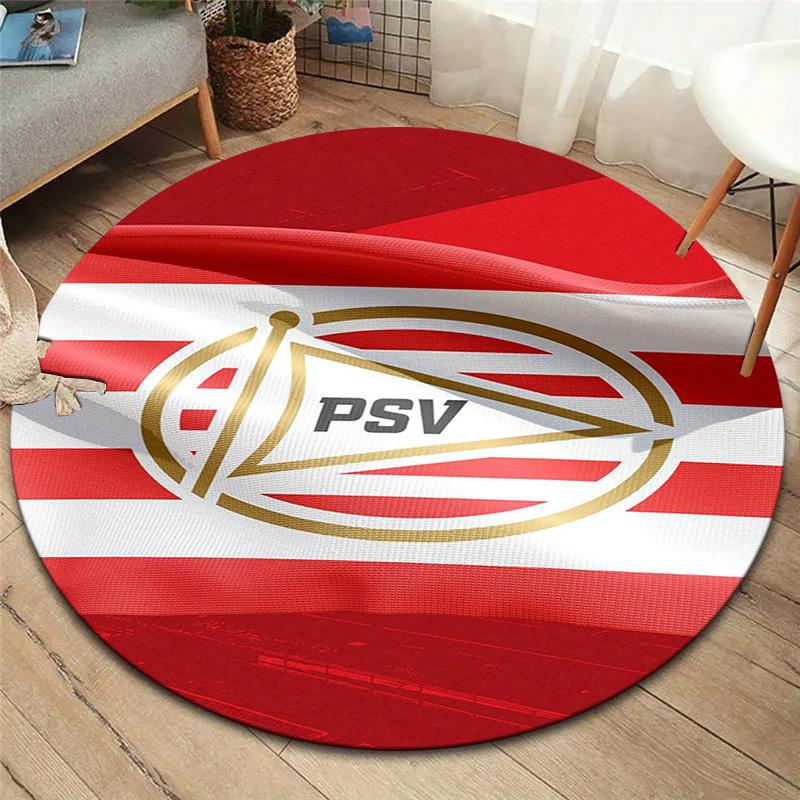 Круглый ковер Philips Sport Vereniging, Ковер для гостиной, спальни, дивана, игровой комнаты, Нескользящий коврик для пола