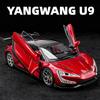 1:Масштаб 1:24 YANGWANG U9 U8 Модель Игрушечный Автомобиль Сплав Литье под Давлением Свет Звук Оттяжной Механизм Модели Транспортных Средств Хобби Украшения для Детей