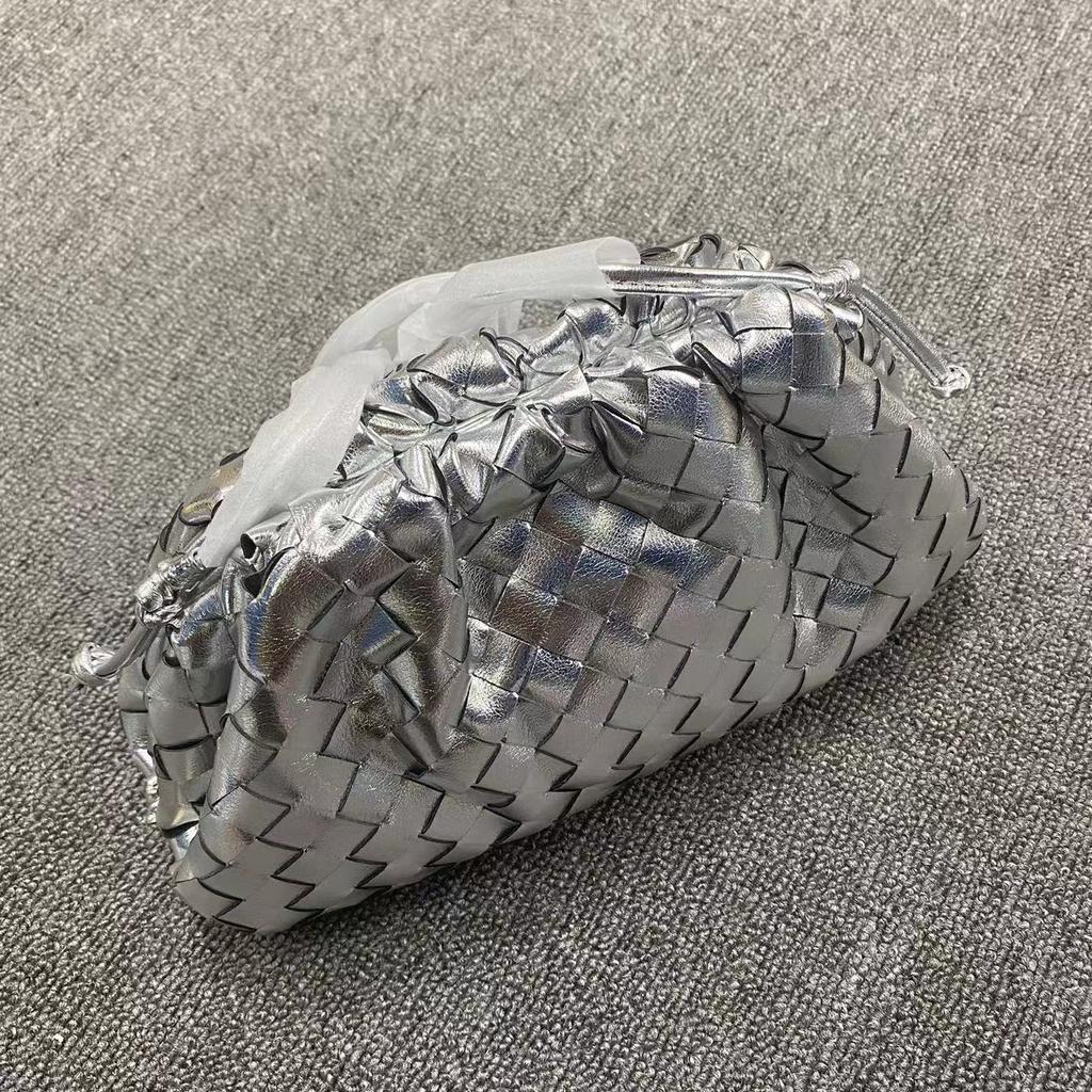 Женская новая плиссированная сумка-пельмень из натуральной кожи, сумка-облако из коровьей кожи, плетеная сумка через плечо, сумка через плечо Ashi Ge в том же стиле