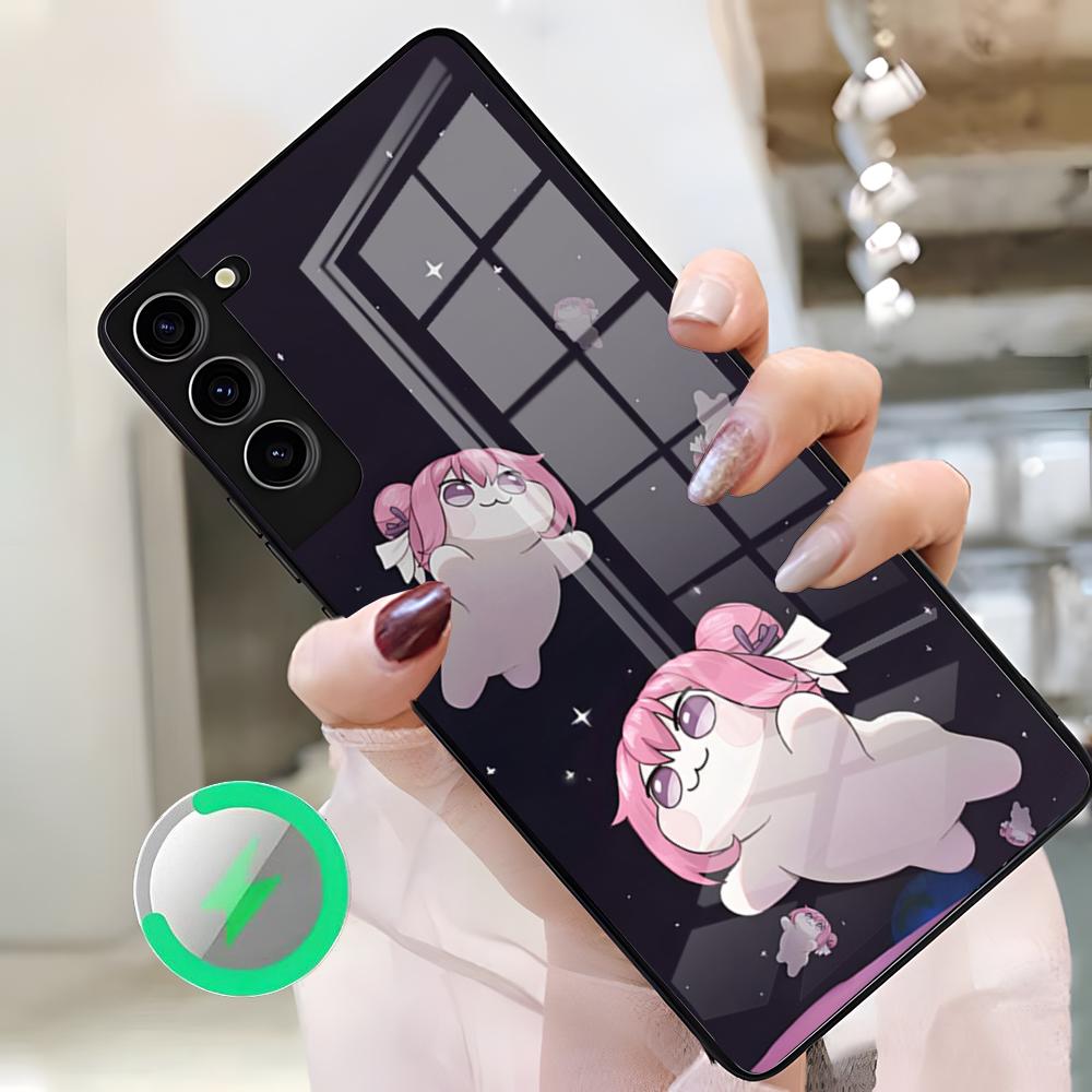 Чехол для телефона Game N-Nikke D-Doro для Samsung S26 Ultra S25 Edge S23 S22 S21 S20 Ultra Plus S24 Fe A25 Магнитная стеклянная крышка