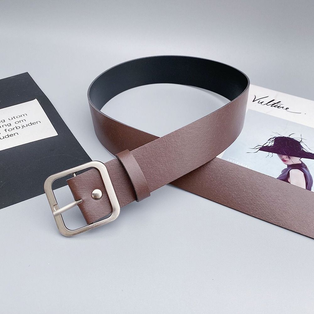 Роскошный брендовый дизайн, шикарный женский платье, кожаный ремень с квадратной пряжкой, пояс на талии