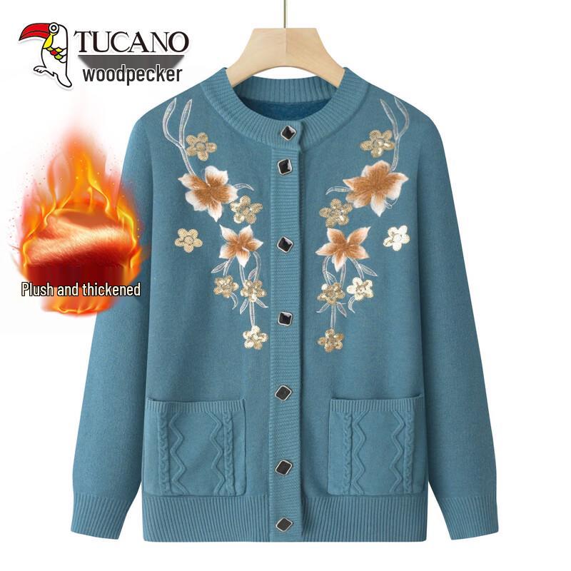 Tucano Women's Elderly Autumn Knit Cardigan