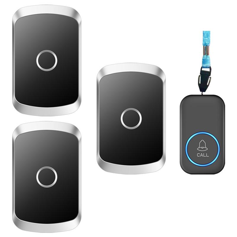 Elderly Care Waterproof Wireless Pager & Remote Doorbell Kit