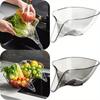 Multifunctional Resistant Sink Strainer Leftover Drain Basket Fruit and Vegetable Washing Basket Hanging Drainer Rack Kitchen Accessories