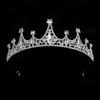 Silver-Plated Alloy Bridal Crown Headpiece - European & American Wedding Dress Accessory