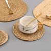 Round Corn Hull Home Heat Insulation Dinner N1N Coaster Placemat Table Pads Home Decor