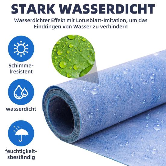 11,8 дюйма x 33 фута Водонепроницаемая мембрана для душа Толстая полиэтиленовая подложка под плитку Мембрана для душа для сауны ванной комнаты кухни стены пола