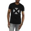X-Men Mens Distressed Emblem Cotton T-Shirt