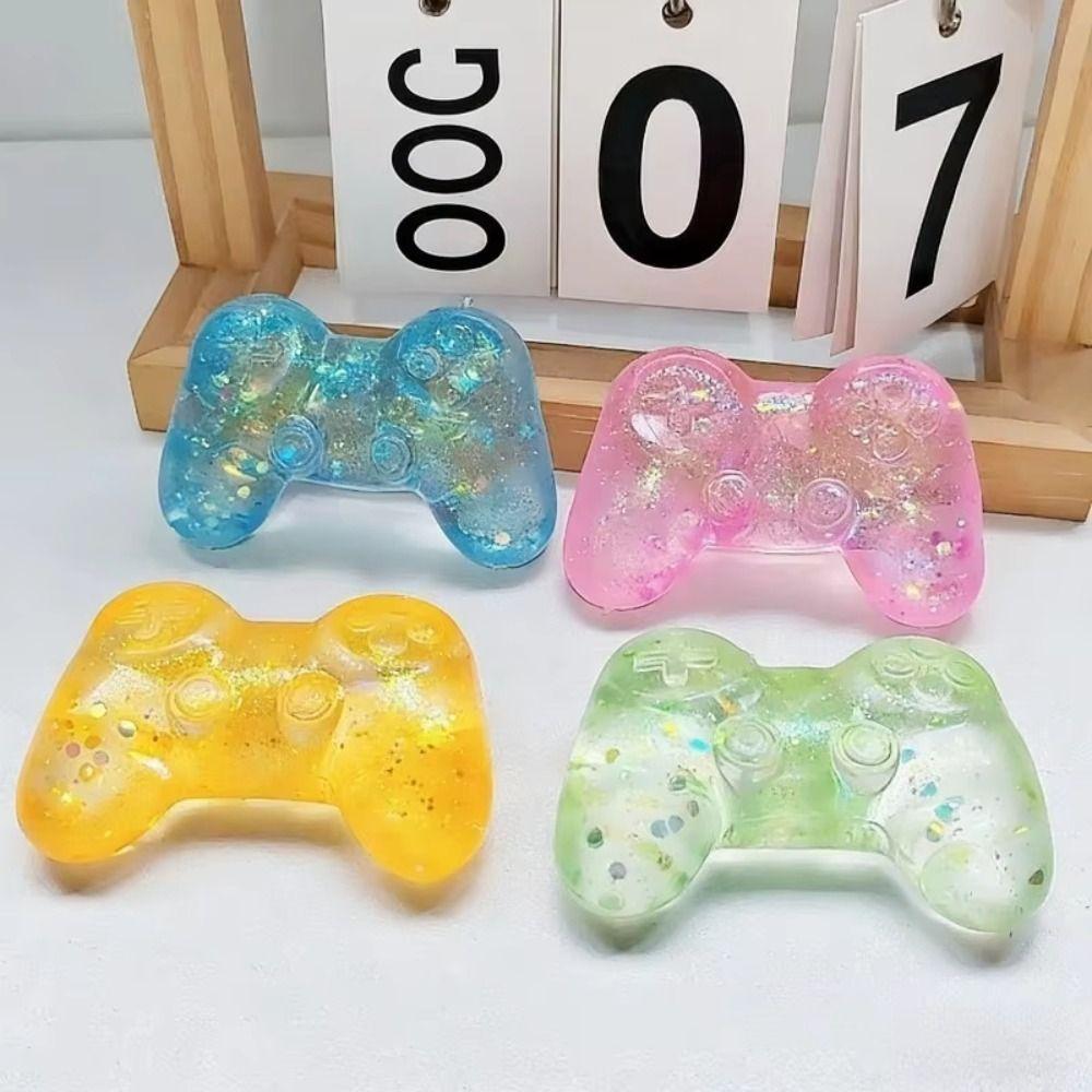 Sequins Game Machine Squishy Super Soft Sensory Fidget Toy Creative Maltose Fidget Ball Kid Adults