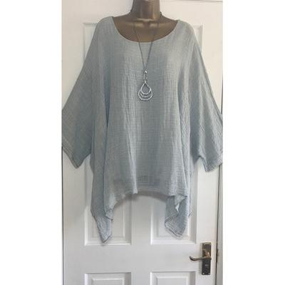 Женская футболка со средним рукавом, однотонная, повседневная, свободная, с рукавами «летучая мышь», рубашка с круглым вырезом, женский сексуальный топ больших размеров