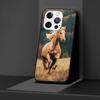 Чехол с лошадью для Apple iPhone 14 11 7 SE 2020 8 X XS 13 12 Mini XR 15 Pro Max Силиконовый Черный Мягкий Чехол для Телефона